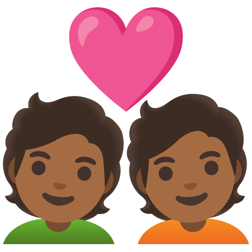 Pár se srdcem: Středně tmavý odstín pleti pro Google 16.0