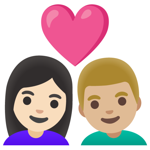 Casal Apaixonado: Mulher, Homem, Pele Clara, Pele Morena Clara para Google 16.0