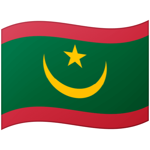 Lippu: Mauritania varten Google 16.0