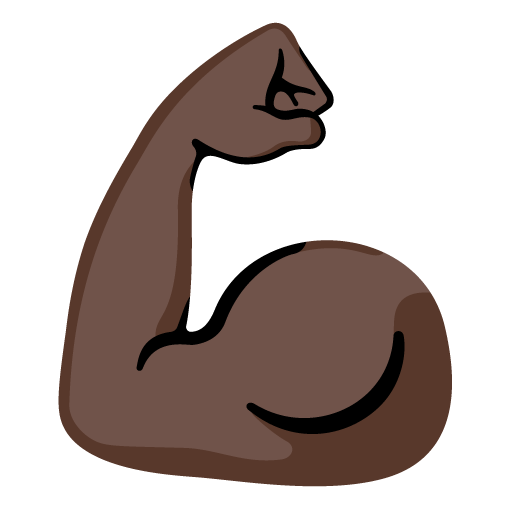 Bicipite: Carnagione Scura per Google 16.0