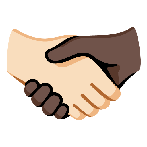 Χειραψία: ανοιχτόχρωμος τόνος δέρματος, σκούρος τόνος δέρματος για Google 16.0