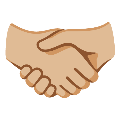 Podání ruky: Středně světlý tón pleti pro Google 16.0