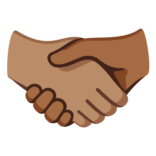 Podání ruky: Střední odstín pleti, Středně tmavý odstín pleti pro Google 16.0