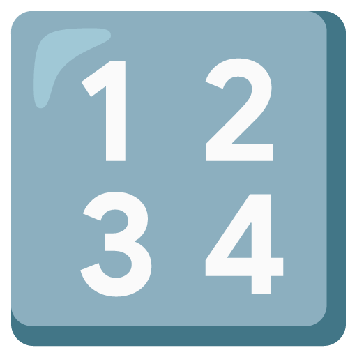 Vstupní čísla pro Google 16.0