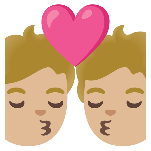 Φιλί: μεσαίος-ανοιχτόχρωμος τόνος δέρματος για Google 16.0