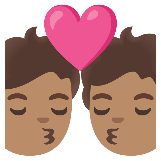 Google 16.0의 경우 키스: 갈색 피부