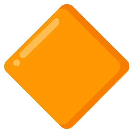 Hình thoi lớn màu cam cho Google 16.0