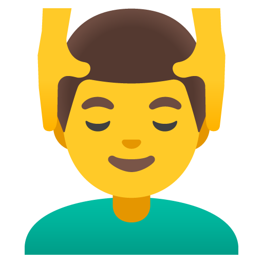 Người đàn ông được xoa bóp mặt cho Google 16.0