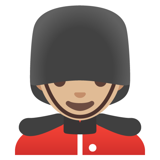 Mužská stráž: Středně světlý tón pleti pro Google 16.0