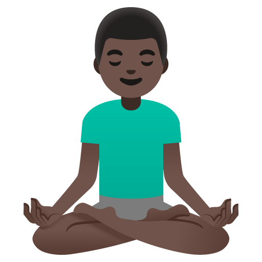 Uomo In Posizione Del Loto: Carnagione Scura per Google 16.0