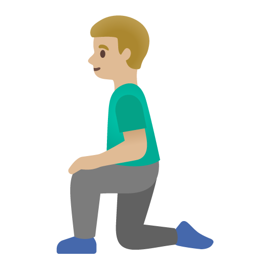 Home agenollat: pell mitjana-clara per Google 16.0