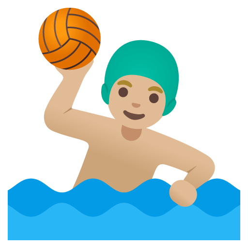 Joueur De Water-Polo: Peau Moyennement Claire pour Google 16.0