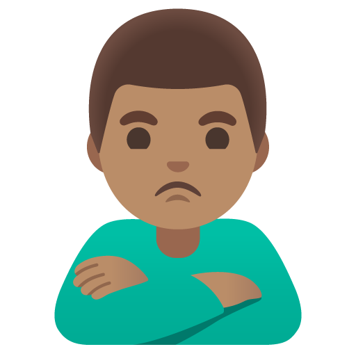 Uomo Imbronciato: Carnagione Olivastra per Google 16.0