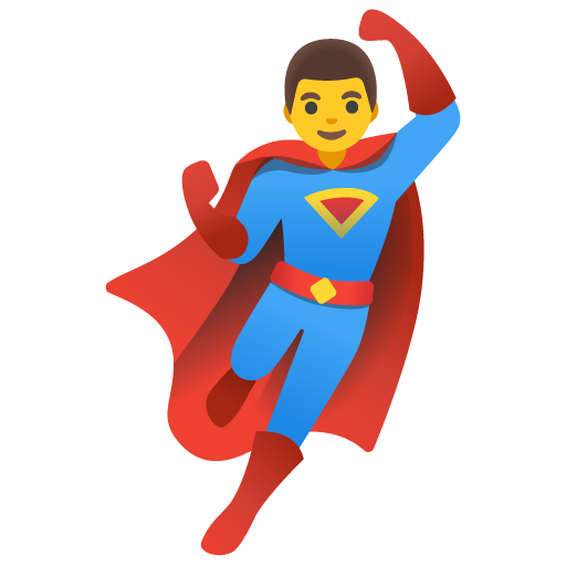 Pahlawan super pria untuk Google 16.0