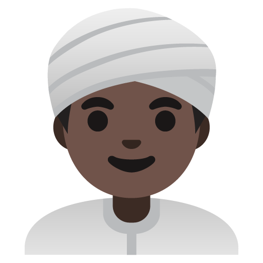 Homme En Turban: Peau Foncée pour Google 16.0