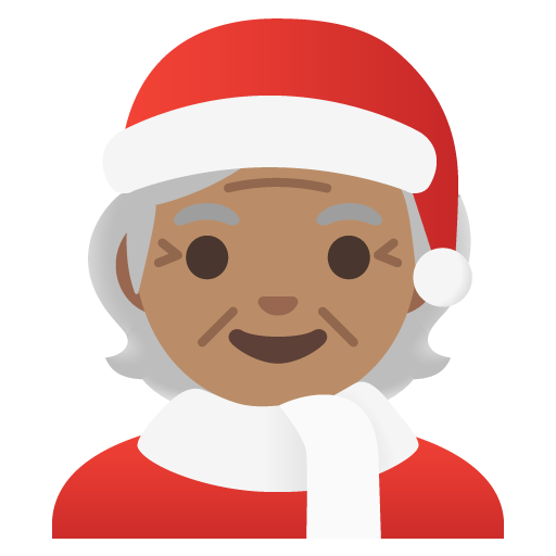 Kersttransgender: getinte huidskleur voor Google 16.0