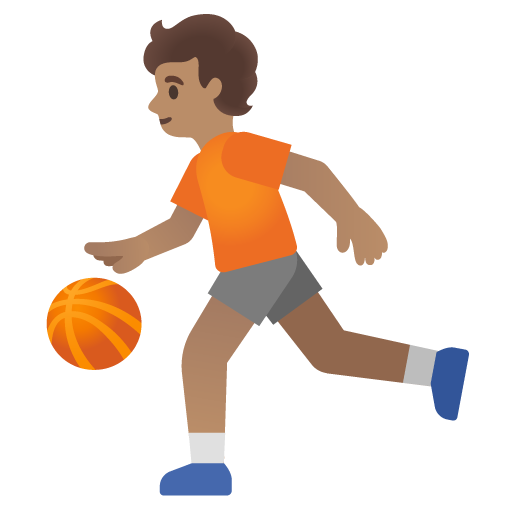 Persoana care aruncă mingea: ton mediu al pielii pentru Google 16.0