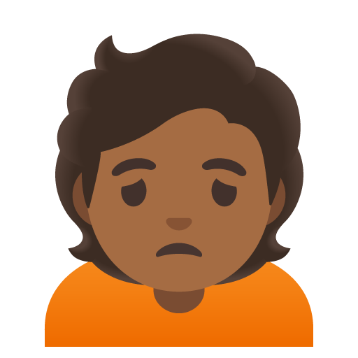 Zamračená osoba: Středně tmavý odstín pleti pro Google 16.0