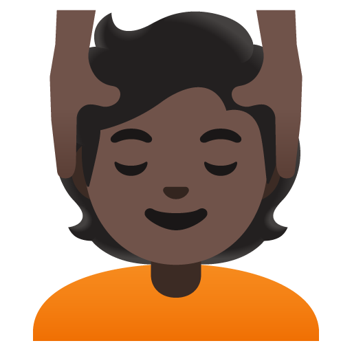 Persona que rep un massatge: pell fosca per Google 16.0