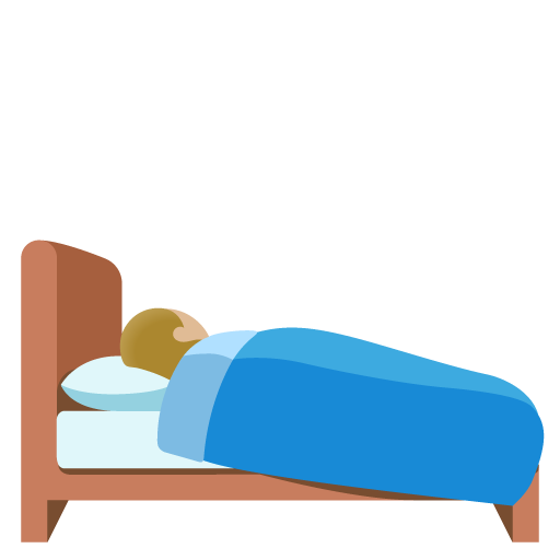 Osoba v posteli: Středně světlý tón pleti pro Google 16.0