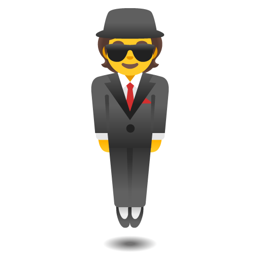 Persona amb vestit levitant per Google 16.0