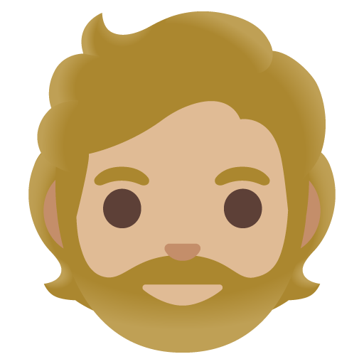 Persona: Pell Mitjà Clara, Barba per Google 16.0