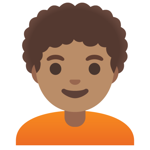 Dewasa: ton kulit sederhana dan rambut kerinting untuk Google 16.0