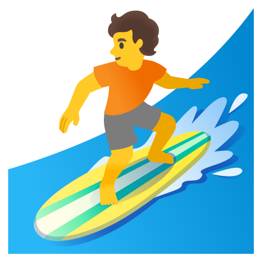 Personne Faisant Du Surf pour Google 16.0