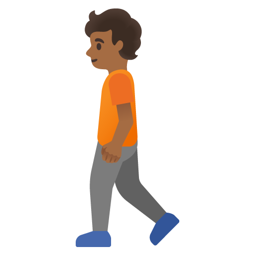 Voetganger: donkergetinte huidskleur voor Google 16.0