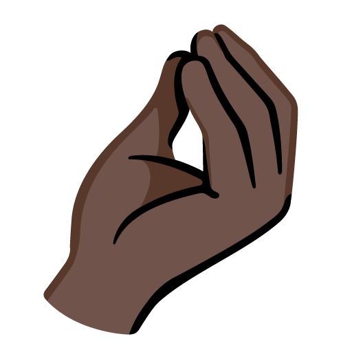 Samengeknepen vingers: donkere huidskleur voor Google 16.0