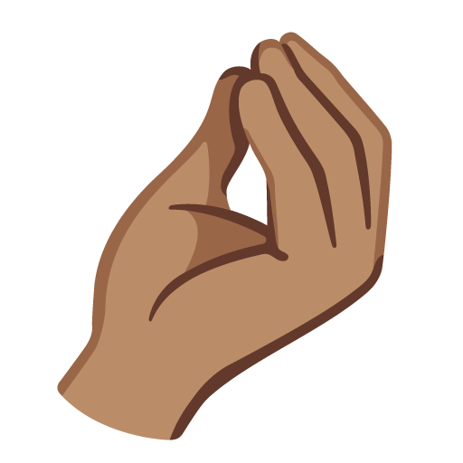 Samengeknepen vingers: getinte huidskleur voor Google 16.0