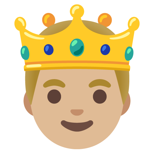 Prens: orta açık cilt tonu için Google 16.0