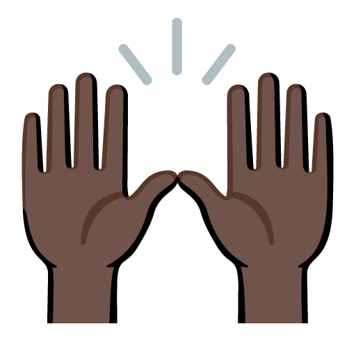 Kädet ylös: Tumma ihonväri varten Google 16.0