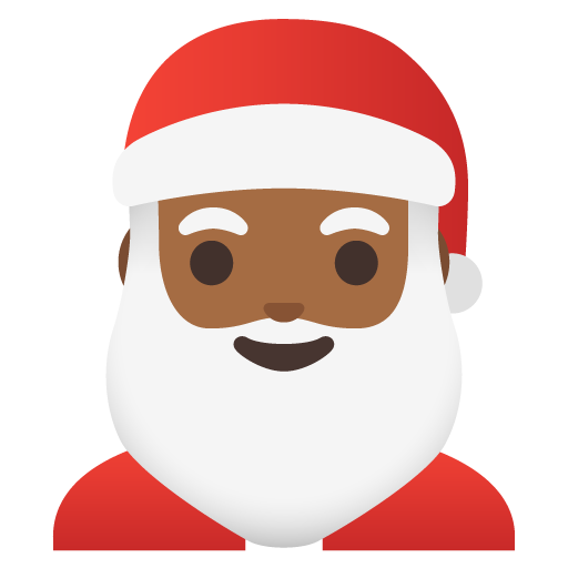 Papai Noel: Pele Morena Escura para Google 16.0
