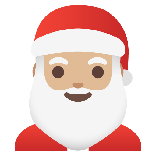 Papai Noel: Pele Morena Clara para Google 16.0