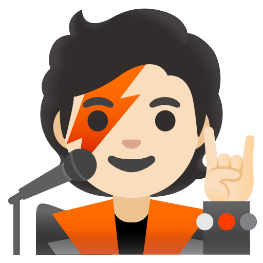 Sänger(In): Helle Hautfarbe für Google 16.0