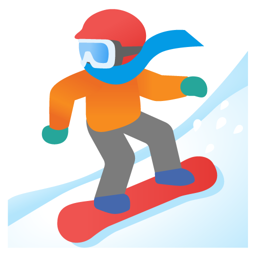 Snowboarder: Culoare medie-închis a pielii pentru Google 16.0