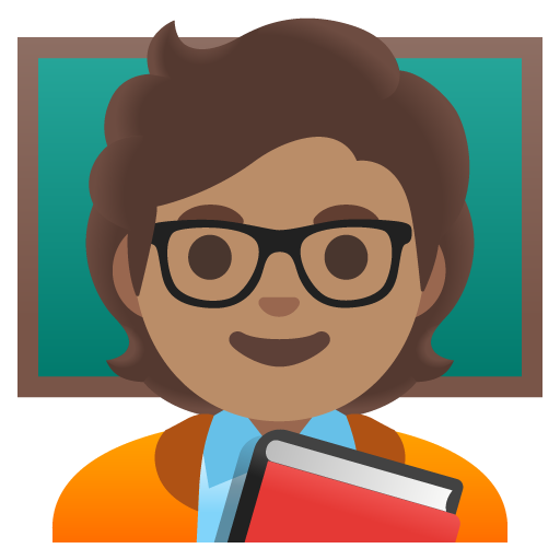 Učitel: Střední odstín pleti pro Google 16.0