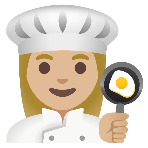 Μαγείρισσα: μεσαίος-ανοιχτόχρωμος τόνος δέρματος για Google 16.0