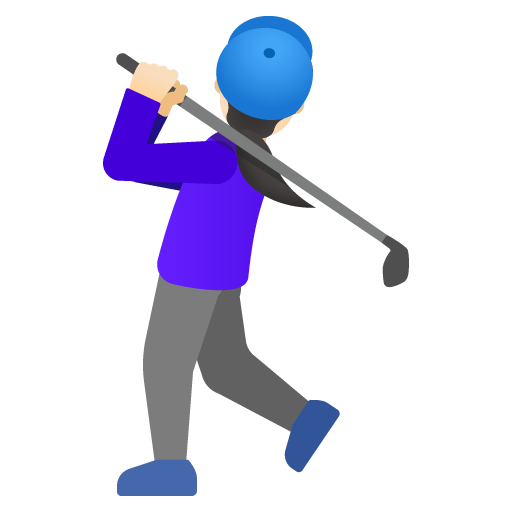 Ženy hrající golf: Světlý odstín pleti pro Google 16.0