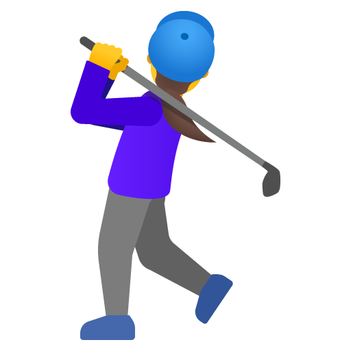 गोल्फ़ खेलती महिला Google 16.0 के लिए