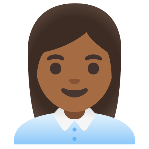 Employée De Bureau: Peau Mate pour Google 16.0