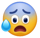 Rosto Ansioso Com Gota De Suor para Huawei HarmonyOS 4.0