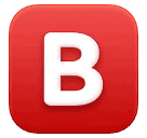 B Button (Blood Type) for Huawei HarmonyOS 4.0