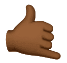 Mano Con Gesto Di Chiamata: Carnagione Abbastanza Scura per Huawei HarmonyOS 4.0