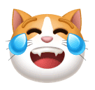 Cat with Tears of Joy for Huawei HarmonyOS 4.0