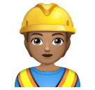 Construction Worker: Medium Skin Tone for Huawei HarmonyOS 4.0
