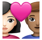 Parella Amb Cor - Home: Pell Clar, Dona: Pell Mitjà per Huawei HarmonyOS 4.0