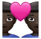 Cuplu cu inimă: Bărbat, Bărbat, ten închis pentru Huawei HarmonyOS 4.0