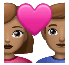 Couple avec coeur - Homme : peau moyenne, Femme : peau moyenne pour Huawei HarmonyOS 4.0